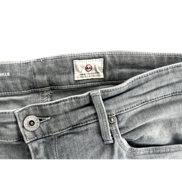 Adriano Goldschmied The Farrah Skinny Ankle Jean Dark Grey Wash Size 31R - Picture 5 of 10